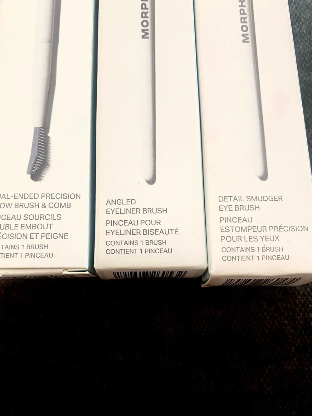MORPHE Set (3) of Eye & Brow Brushes Full Size NIB✅